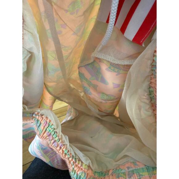 Chubbies corral orange fish print swim trunks - Picture 3 of 6